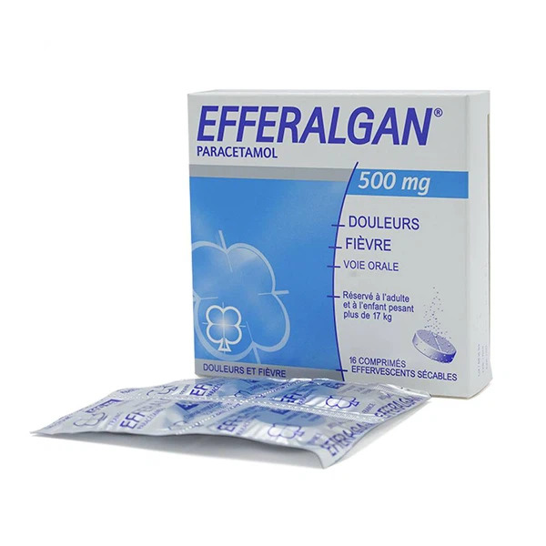 Thuốc Efferalgan 500mg UPSA SAS điều trị cúm, đau đầu, đau răng 